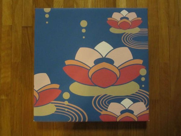 Toile sur cadre en bois "Ikuno Ohashi" (env. 23 x 23 cm)