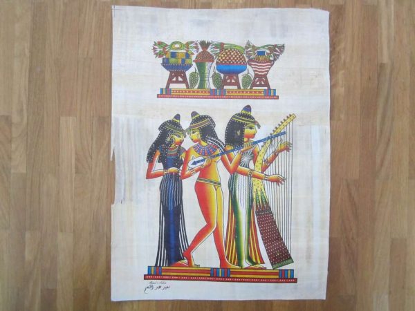 Nefertiti Papyrus (dim. env. 29 x 40 cm) : selon photo