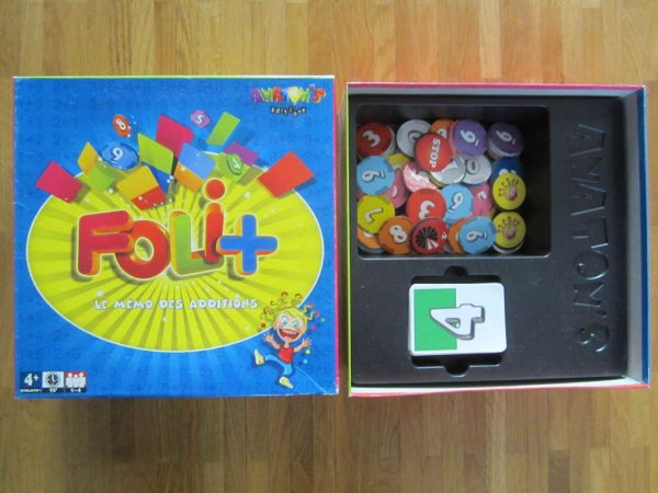 Jeu "FOLI+" Le mémo des additions (d'occasion)