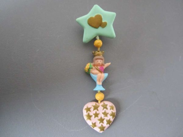 Polly Pocket - 1 boucle d'oreille vintage rare : selon photo