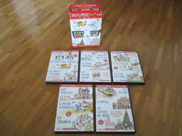 Coffret 5 DVD "L'encyclopédie junior" en français & anglais
