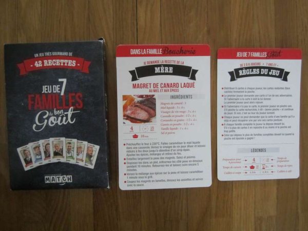 Jeu de 7 familles de bon goût