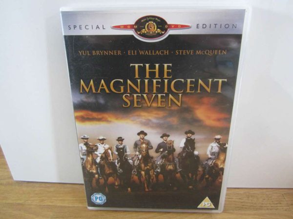 DVD The Magnificent Seven, Brynner, Wallach, McQueen
