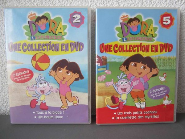 Lot de 2 DVD "Dora l'exploratrice" (d'occasion)