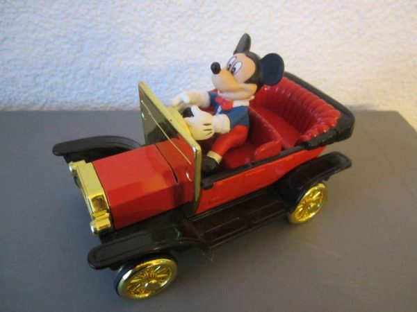 Mickey voiture tacot (env. 13 cm)
