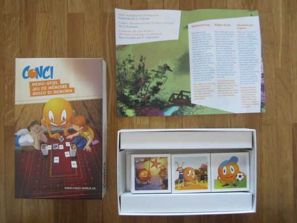 Jeu "Mémo" publicitaire "Concordia" (48 cartes)