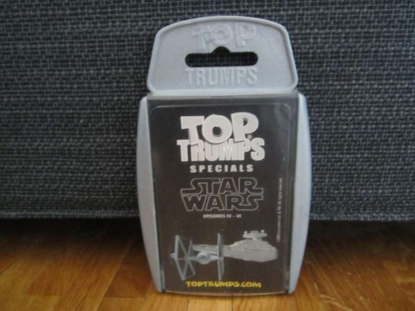 Jeu de cartes "TOP TRUMPS" en anglais specials Star Wars 