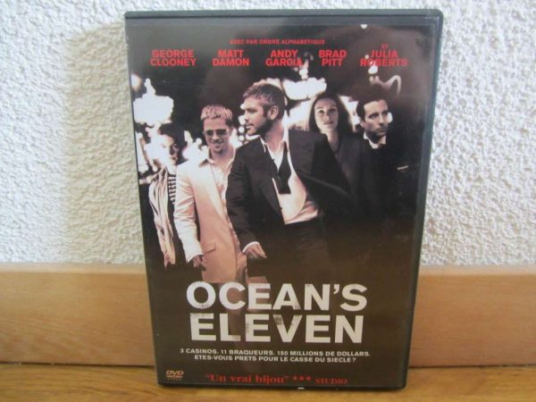 DVD Ocean's Eleven - Clooney, Damon, Garcia, Pitt, Roberts