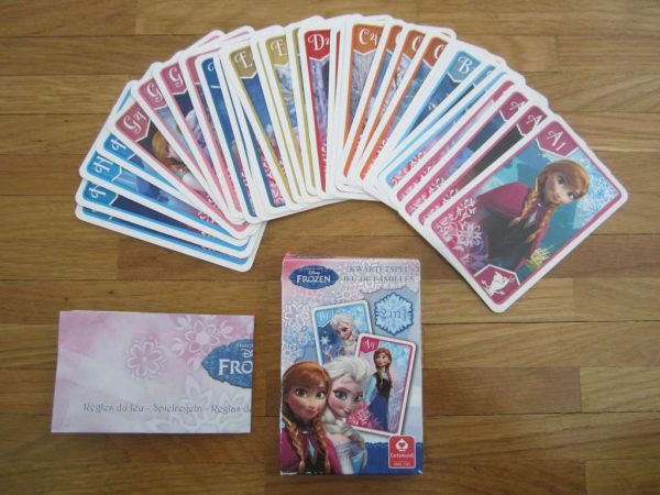 Jeu de cartes : jeu de familles & jeu d'action (avec règles)