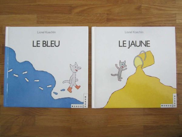 Lot de 2 livres "Le bleu" & "Le jaune" - Lionel Koechlin