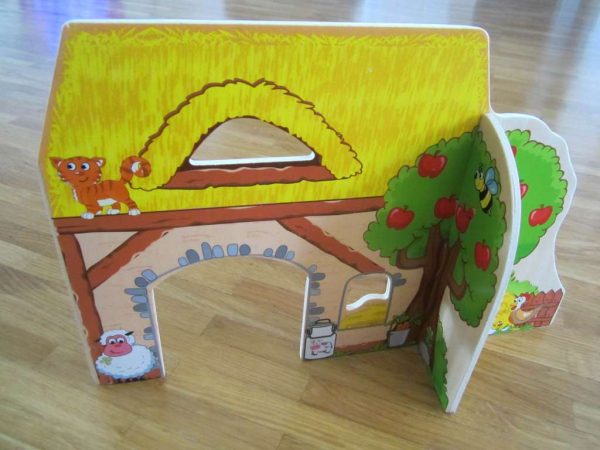 Décor en bois à assembler (2 pièces : double-face)