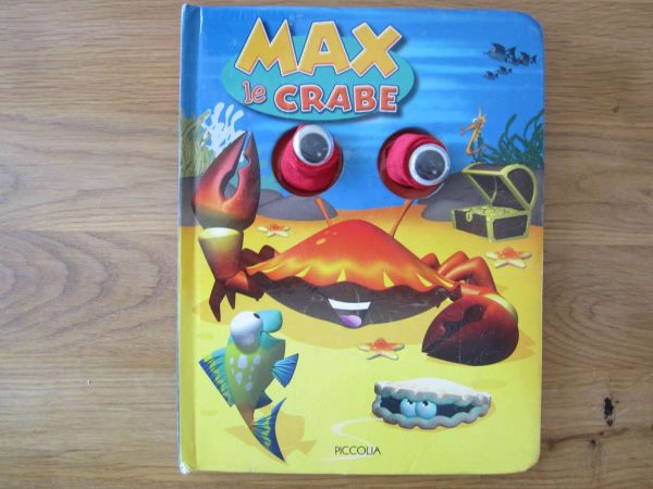 Livre cartonné "Max le crabe" - Piccolia (d'occasion)