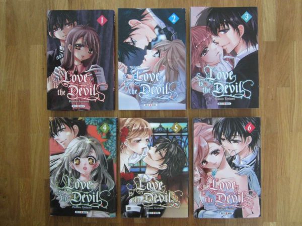 Lot de 6 manga "Love is the Devil" - Pedoro Toriumi