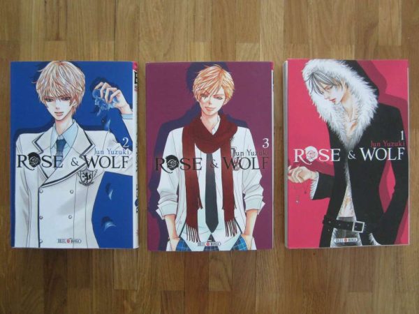 Lot de 3 manga "Rose & Wolf", Jun Yuzuki - Soleil manga