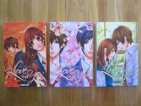 Lot de 3 manga "In Love with You" - Saki Aikawa