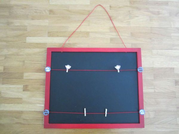 Cadre (env. 35 x 29 cm) pour accrocher cartes ou autres