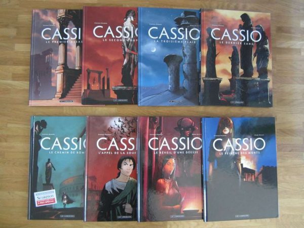 Lot de 8 BD CASSIO Tomes I à VIII en bon état