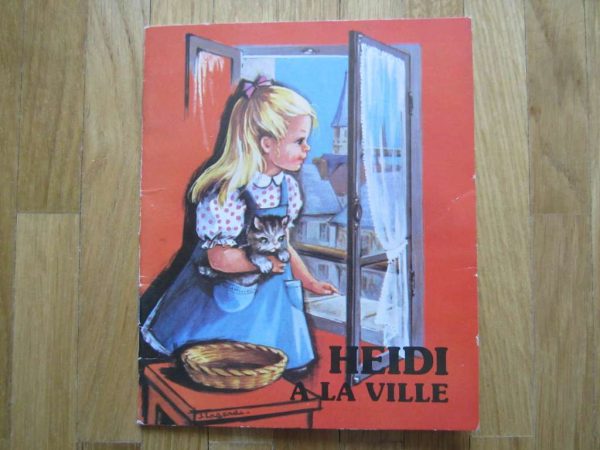 Livre petit format "Heidi à la ville"