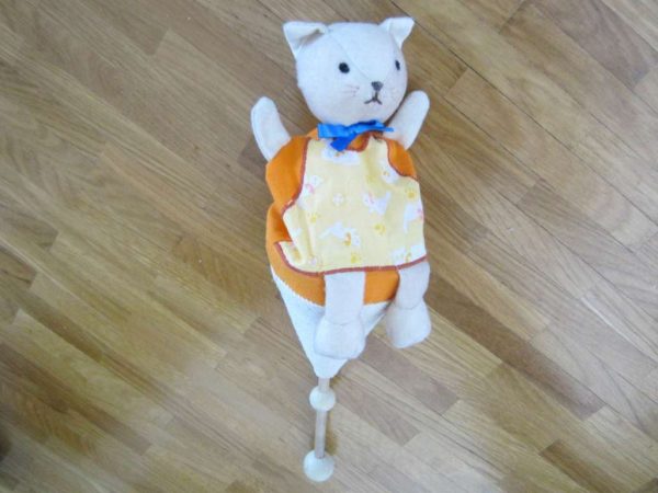 Jouet chat cache-cache "Lididou" Fabrication artisanale CH