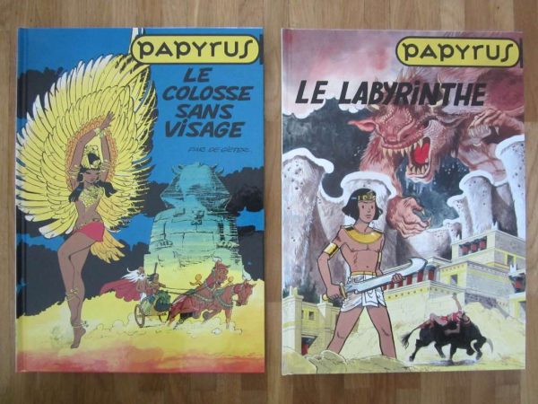 2 double-BD "Papyrus" (en bon état) : Fr. 12.-- la double-BD