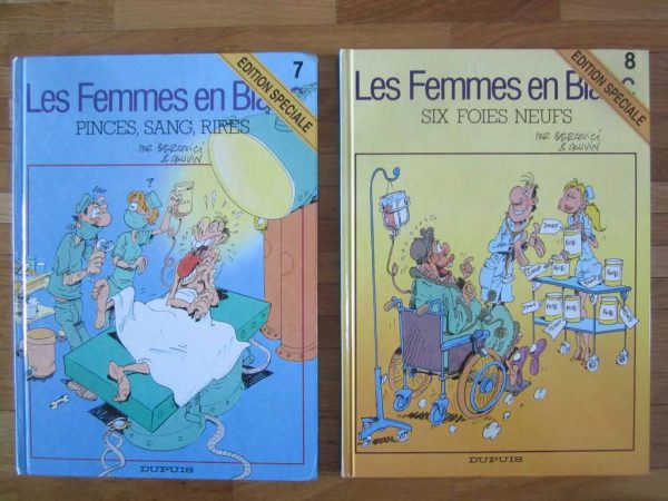 BD Les Femmes en Blanc, nos 7 et 8, CHF 5/pce (d'occasion)