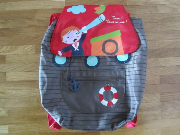 Petit sac à dos marin "Du pareil au même"