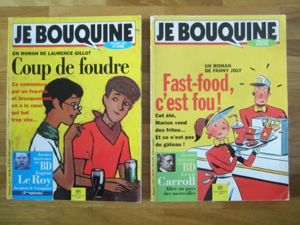 Lot de 2 magazines "Je bouquine" 1998 - Bayard presse jeune