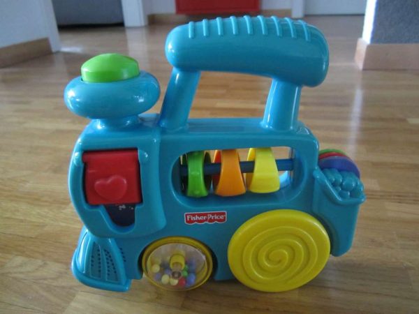 Jouet d'éveil : train avec poignée FisherPrice (d'occasion)