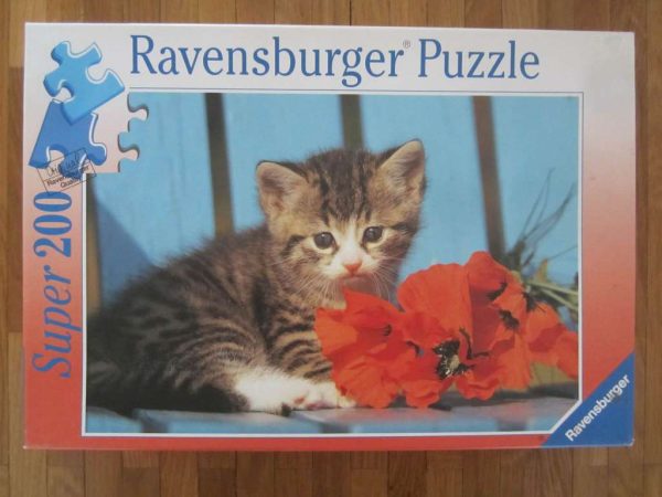 Puzzle Ravensburger Super 200 "Chat tigré"
