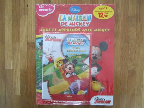Livre + fiches + DVD avec 2 épisodes "La maison de Mickey"