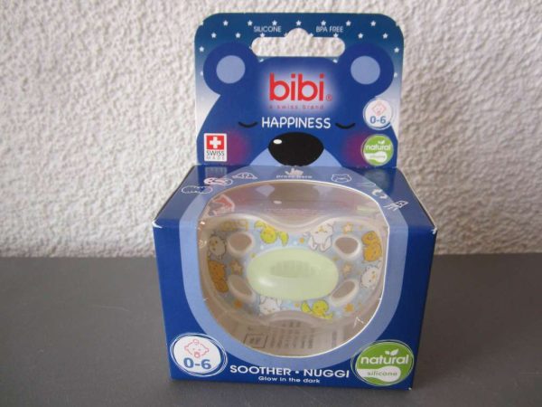 Sucette naturale "Bibi Happiness" 0-6 mois (neuve)