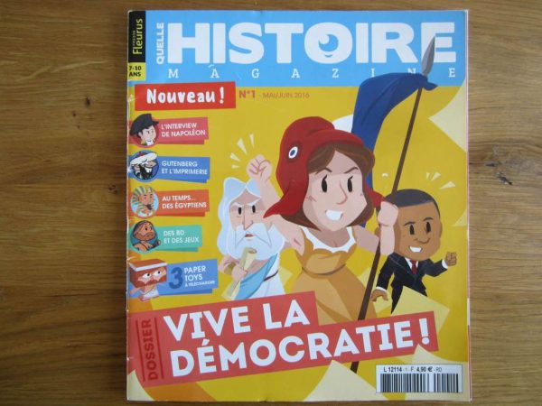 Quelle histoire Magazine (7-10 ans) mai/juin 2016