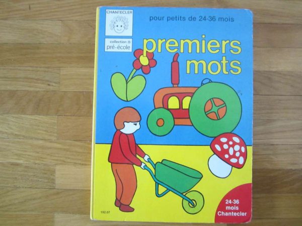 Petit livre cartonné premiers mots pour petits de 24-36 mois