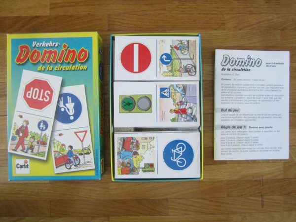 Jeu "Domino de la circulation" Carlit (avec règles du jeu)