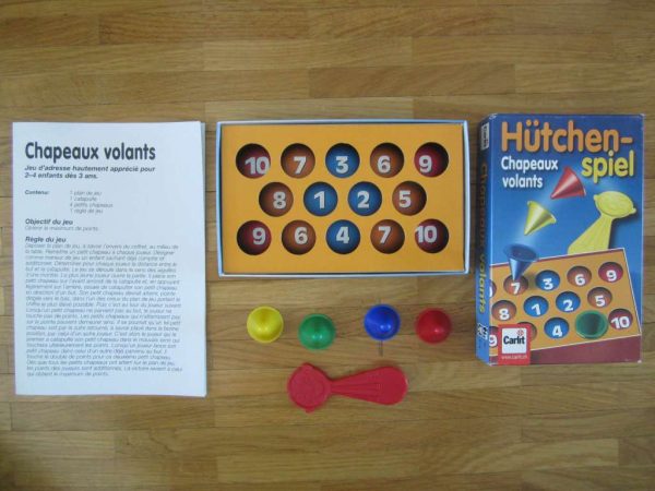 Jeu "Chapeaux volants" (HütchenSpiel) Carlit