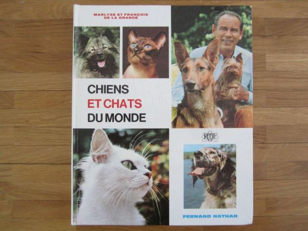 Livre "Chiens et chats du monde" - Fernand Nathan (1971)