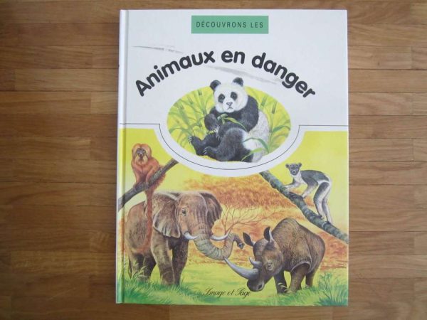 Livre "Découvrons les Animaux en danger" - Image et Page