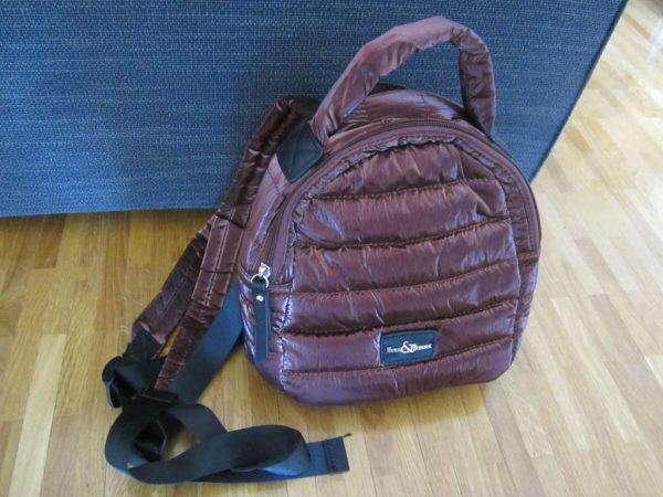 Petit sac à dos bordeaux "Edel & Stark" (d'occasion)