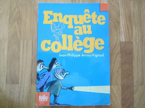 Livre "Enquête au collège" folio junior (d'occasion)