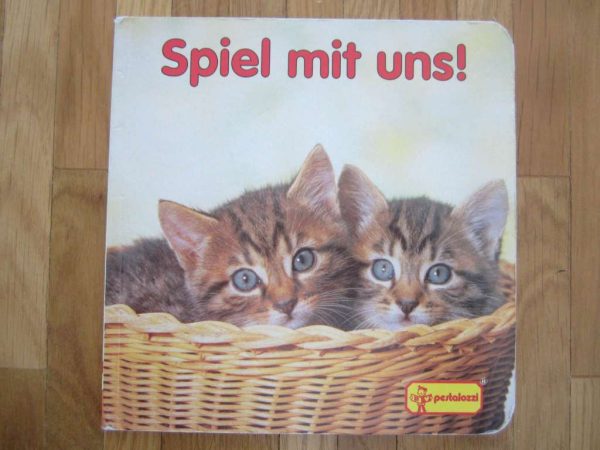 Livre cartonné "Spiel mit uns !" (images animaux sans texte)