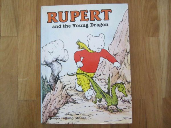 Petit livre vintage (1983) "RUPERT and the Young Dragon"