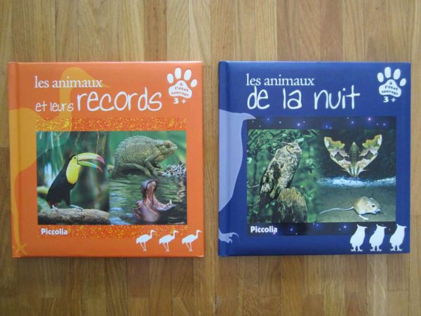 Lot de 2 livres A l'état sauvage, Piccolia (3 +)