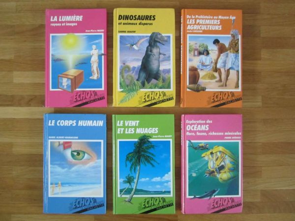 6 livres ECHOS Le livre de Paris Hachette (ancienne édition)