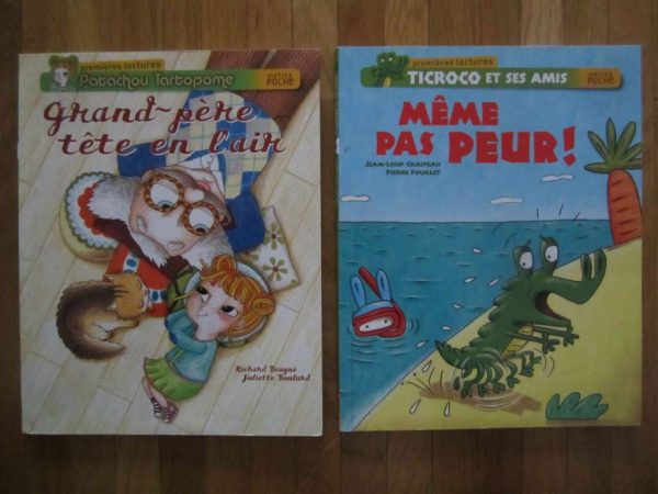Lot de 2 livres "premières lectures" Hatier poche (bon état)