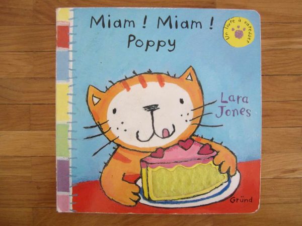 Livre cartonné à caresser - Miam ! Miam ! Poppy (d'occasion)