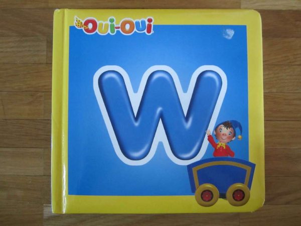 Petit livre cartonné "Oui-Oui : W" (en bon état)