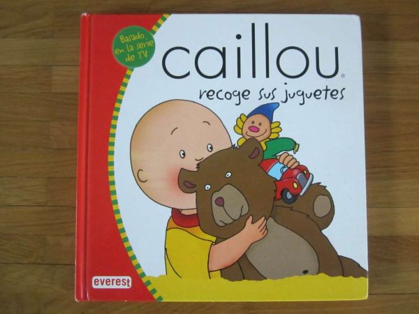 Livre en espagnol "caillou, recoge sus juguetes", d'occasion