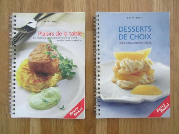 Livres de cuisine "Betty Bossi" (en bon état) : Fr. 8.--/pce