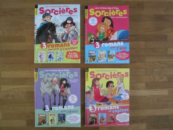 Lot de 4 "Les romans des p'tites sorcières"- Fleurus presse