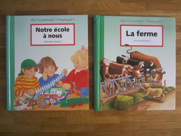2 grands livres Où ? Comment ? Pourquoi ? CHF 8/pce